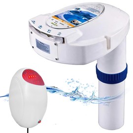 IC ICLOVER Pool Alarm with Remote Receiver, Immersion Drown Monitor System, Poolside Alarms for Inground & Above Ground Pools, Wireless Swimming Pool Water Motion Sensor Kids Toddler Pets Safety Guard