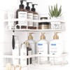 Sakugi Corner Shower Caddy - 2 Pack, Adhesive Shower Organizers,