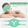 2PCS Máscara de Hielo para Ojos y Cara, Antifaz de