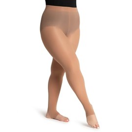 Capezio Ultra Soft Self Knit Waistband Stirrup Tight