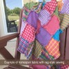 40 Bright Charm Pack, 5 inch Precut Cotton Homespun Fabric