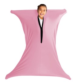 SZSMART Sensory Body Sock for Adult, 65"x29" Full-Body Wrap Stretchy Body Sox to Relieve Stress for Adult with Autism, Anxiet (Pink, XL/163-191cm)