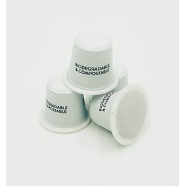 Lucaffe LUCAFFÉ 100% Arabica Gourmet Nespresso compatible capsules Biodegradable in aroma-saving steel Tins. 66 Count (Pack of 1)