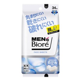 Kao Men's Biore Face Sheet, Soap