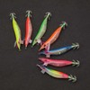 ECSiNG 7PCS Luminous Fishing Lures Squid Octopus Shrimp Baits Prawn