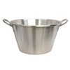 19"W x 11-1/2''H Carnitas Cazo Stainless Steel Caso Pot Pan