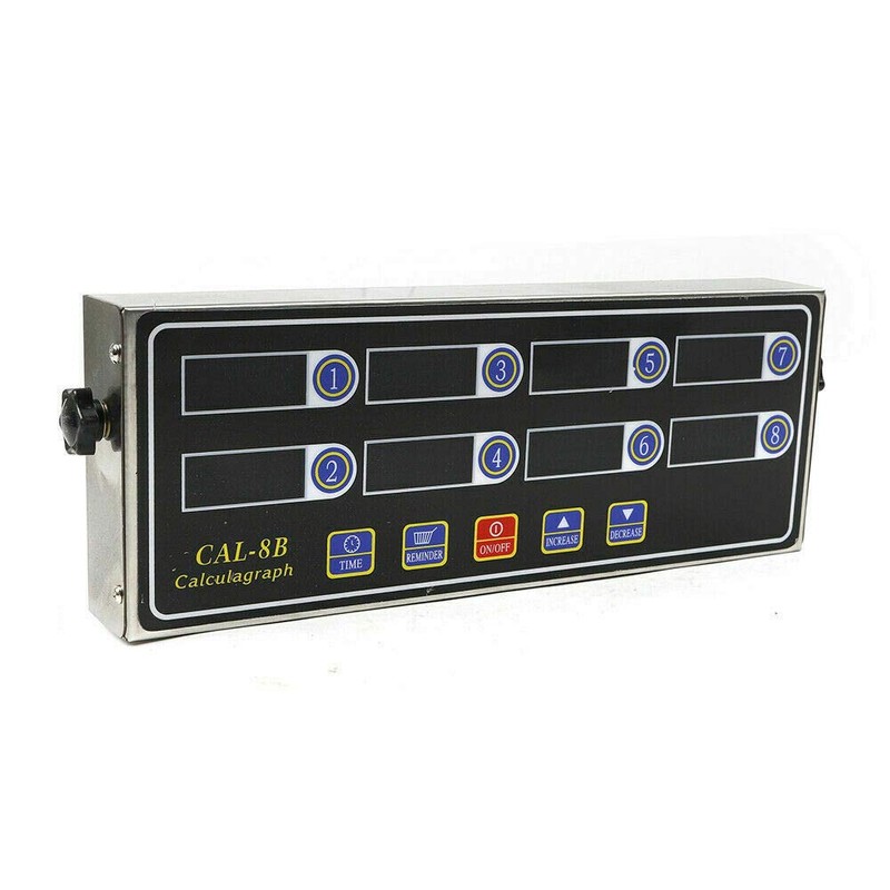 Commercial Kitchen Timers for Cooking, 8 Channels Digital Kitchen Timer