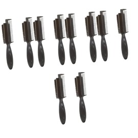 Baluue 5sets Small Hair Brush Teasing Comb Double-sided Brush for Women Slick Back Hair Styling Tool Barber Hair Brush for Men 2pcs*5
