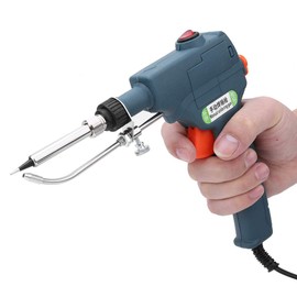 Soldering Gun Kit, 80W Hand Held Internal Heating Soldering Iron Automatically Send Tin Tool Alloy ABS Plastic Housing Welding, Welding Soldering Tools (US Plug 110V 50Hz 60Hz)