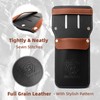Archery Leather Pocket Arrow Quiver, Portable 8 to10 Arrows Holder