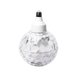 ION Audio Party Ball | 7" Motorized Spinning Disco Light Projection Bulb with Built-in LED & Beat Sync