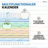 XXL Wandkalender 2026 A1 gefaltet auf A4 E&G Klasse Erwachsene