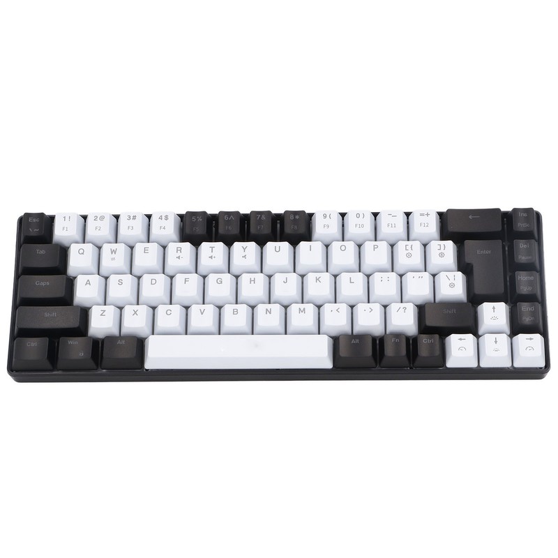 Membrane Gaming Keyboard 68 Keys RGB Backlit Ergonomic USB Interface