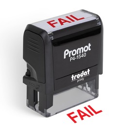 Promot Bold Fail - Self Inking Rubber Stamp - Ink Stamps
