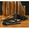 Wrench/Tool Roll (7 Slots), Waxed Canvas Roll Up Bag with