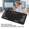 Compact Round Keycaps Mini Keyboard Wireless Bluetooth 2.4G Dual Mode