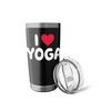 Yoga Lover Meditation Workout Namaste Fitness Exercise Gym Stainless Steel