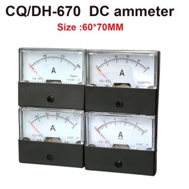 DC 아날로그 전류 패널 계량기 암페어 전류계, DH670 1A 5A [03 100A] DC Analog Current Panel Meter Amperemeter, DH670 1A 5A [03 100A]