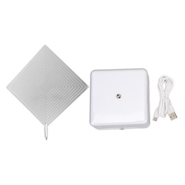 3D Metal Sheet Night Light Rotation Rechargeable Decoration 3D Night LED Light Base Rhombus