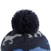 Baby Dinosaur Winter Hat Warm Mittens Set Newborn Pompom Beanie