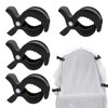Pack of 4 Pushchair Clips, Clamps Pushchair Clips, Clips, Clips,