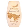 Stony Creek Forever Remembered Forever Loved Sympathy Lighted Vase 7""