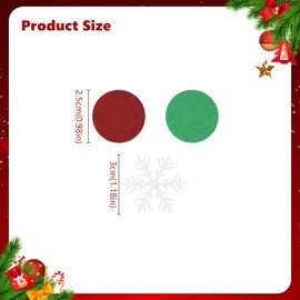 Christmas Confetti, Christmas Snowflake Confetti, Red and Green Christmas Round Tissue, Christmas Table Confetti for Christmas Decorations Craft Supplies A6-YPXHZX