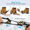 10 Teeth Shoe Spikes, Ice Shoe Claws, Non-Slip Shoe Spikes,