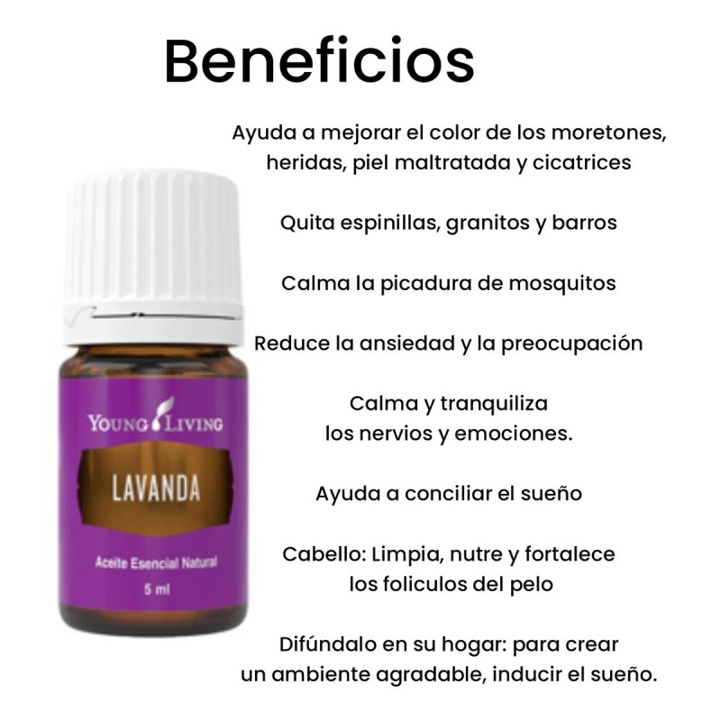 Kit Aceites Esenciales Lavanda, Limón Y Menta Young Living
