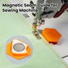 2Pcs Seam Guide for Sewing Machine with Scale,Sewing Rulers and