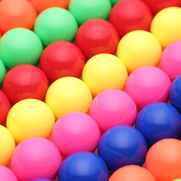 Entervending Bouncy Balls - 50 Pcs Small Bouncing Balls - 1.26 Inch Bounce Balls - Hot Colored Bouncing Balls for Kids - Vending Machine Toys - Bouncy Ball Vending Machine Refill in Bulk