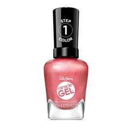 Sally Hansen Miracle Gel Supercharged Pinks, Go Hard or Glow Home, Smalto per unghie, Color Grip Complex, A lunga durata, 14.7ml