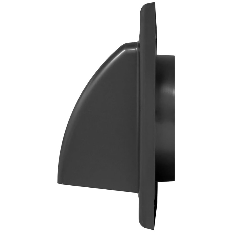 Grey Gravity Flap for Ø 100 mm / 4" Round