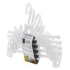 HANGERWORLD 20 White 30cm Childrens Plastic Top Coat Clothes Garment