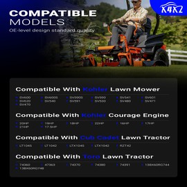 20 853 33-S Carburetor with Oil Filter kit For Kohler SV590 SV591 SV600 SV601 SV610 SV620 16-22HP Engine Replace# 20 853 33-S 12 050 01-S