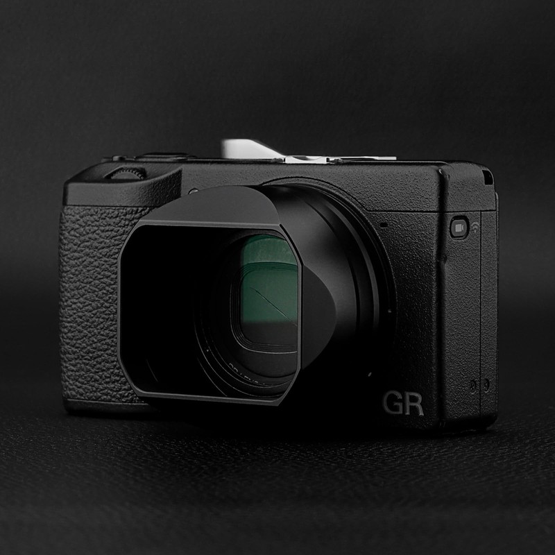 Haoge Square Metal Lens Hood for RICOH GRIII GR3 HDF