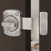 Night Security Reinforcement Latch for Single-Sided Indoor and Outdoor Locks