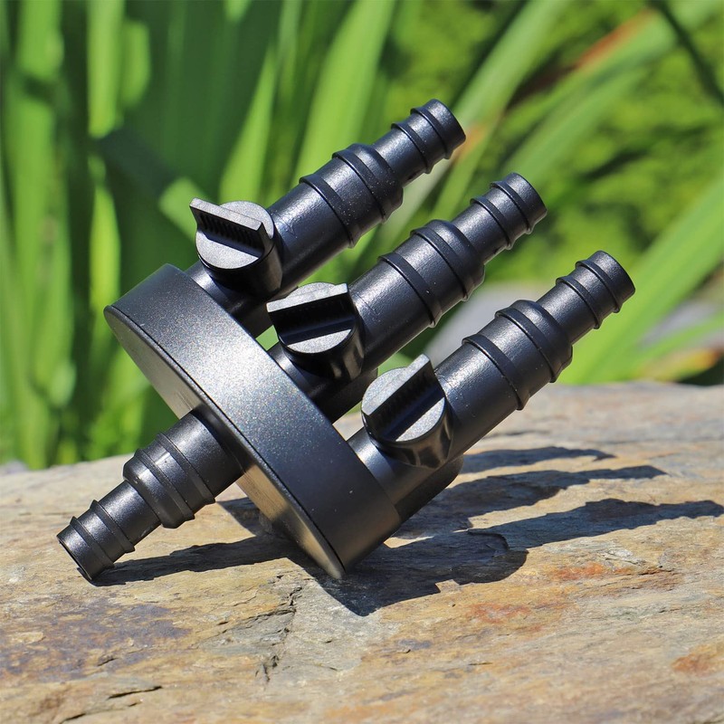 CLGarden Schlauch Verteiler für Springbrunnen Schlauchverteiler Wasser Wasserverteiler