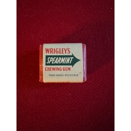 1951, Wrigley's SPEARMINT , "Un-Opened" Pellet Gum Pack (Scarce / Vintage)