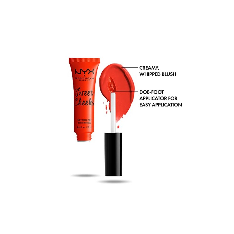 NYX PROFESSIONAL MAKEUP Sweet Cheeks Soft Cheek Tint, Cream Blush