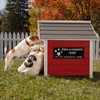 Goodvia Vorsicht Freilaufender Hund Sign, Gate Bitte Geschlossen halten, 25