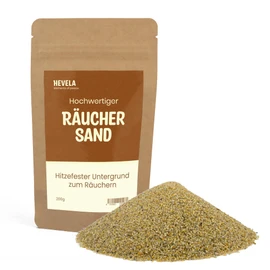 Hevela - Smoking Sand [Extra Fine] - 200 g - for Smoking - Premium Fire Sand as a Base for Incense Burners - for Frankincense, Incense Mixtures and Incense Sticks