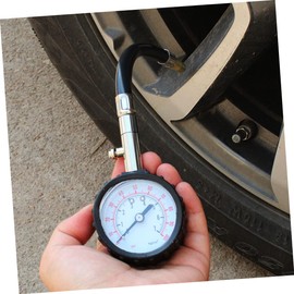 PACKOVE Pressure Tester Auto Car Bike Motor Gauge 100 Psi Analog Gauge Easy to Read Durable Construction