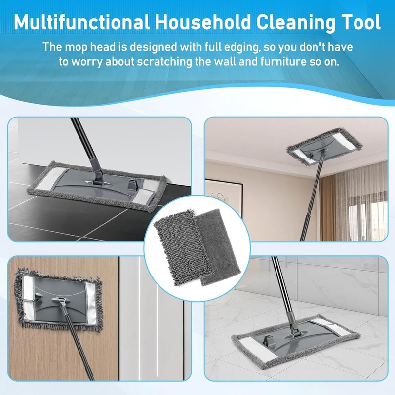 Wall Cleaner Mop with Long Handle, Wall Dust Cleaning Mop