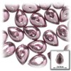 144pc Loose Acrylic Flatback Cabochons Teardrop 13x18mm - Crystal Clear