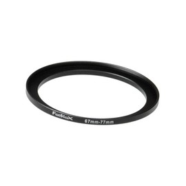 Fotodiox 04sr6777 Metal Step Up Ring, Anodized Black Metal 67mm-77mm