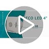 Masterfan Extractor de Aire Deco Led 4" color Blanco