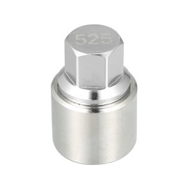 X AUTOHAUX Wheel Nuts Wheel Lock Metal Wheel Lock Nuts Anti-Theft Bolt Removal Socket Wrench