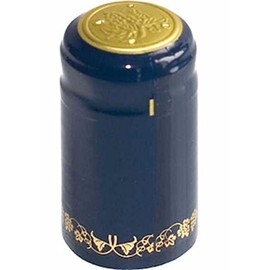 Blue Gold Grapes PVC Shrink Capsules- 30 Per Bag