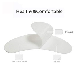 LANKIZ Eye Pads for Lash Extensions Under Eye Gel Pads for Eyelash Extensions Lint Free Hydrogel Eye Patches Eyelash Extension Supplies 100 pairs